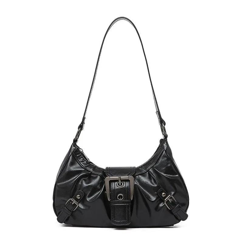 Vintage Pleated Hobo Bag