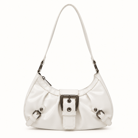 Vintage Pleated Hobo Bag