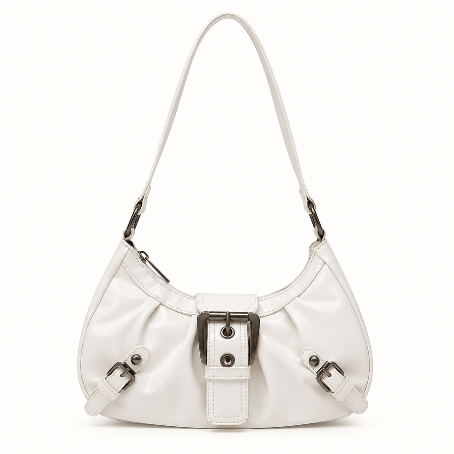 Vintage Pleated Hobo Bag