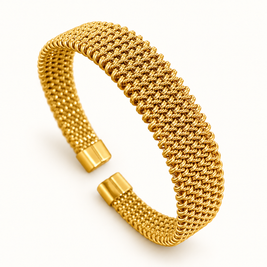 Golden Woven Bracelet