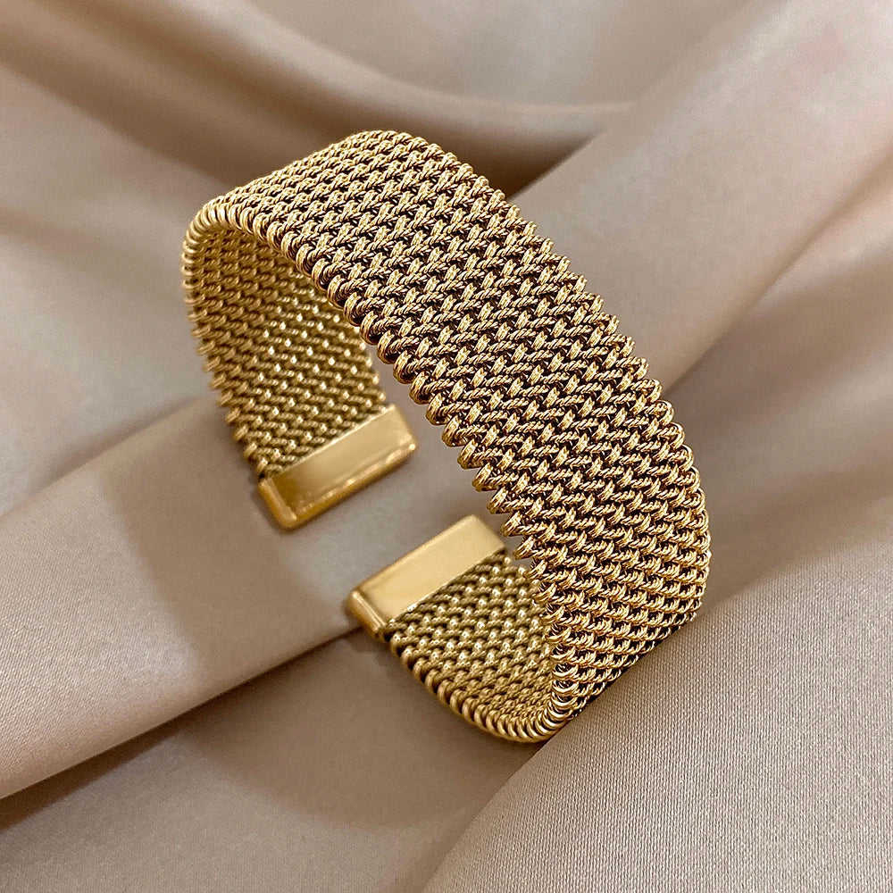 Golden Woven Bracelet