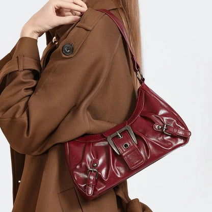 Vintage Pleated Hobo Bag