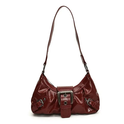 Vintage Pleated Hobo Bag