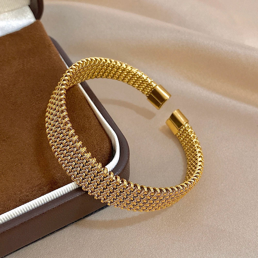 Golden Woven Bracelet