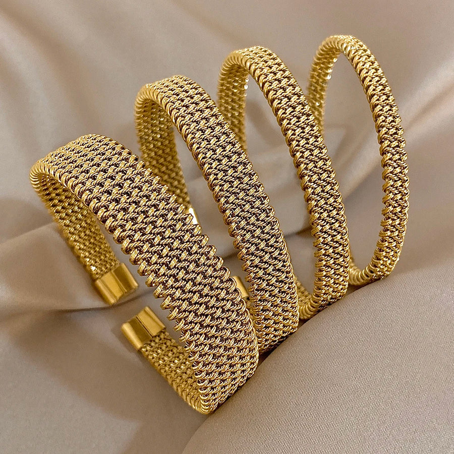 Golden Woven Bracelet