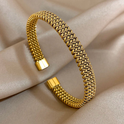 Golden Woven Bracelet