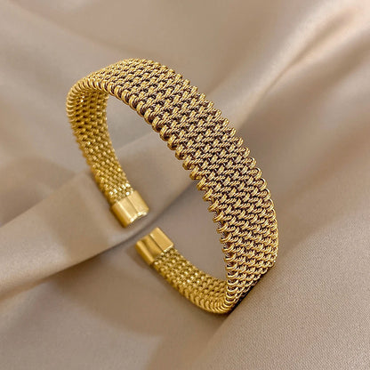 Golden Woven Bracelet