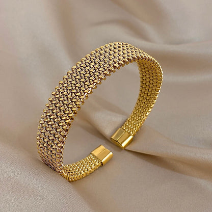 Golden Woven Bracelet