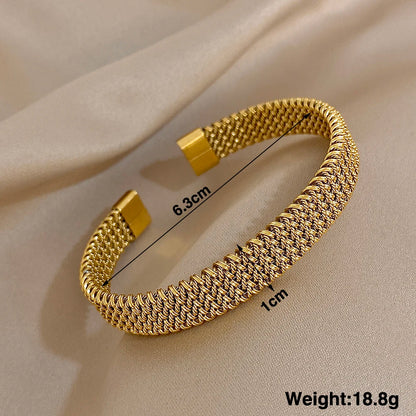 Golden Woven Bracelet