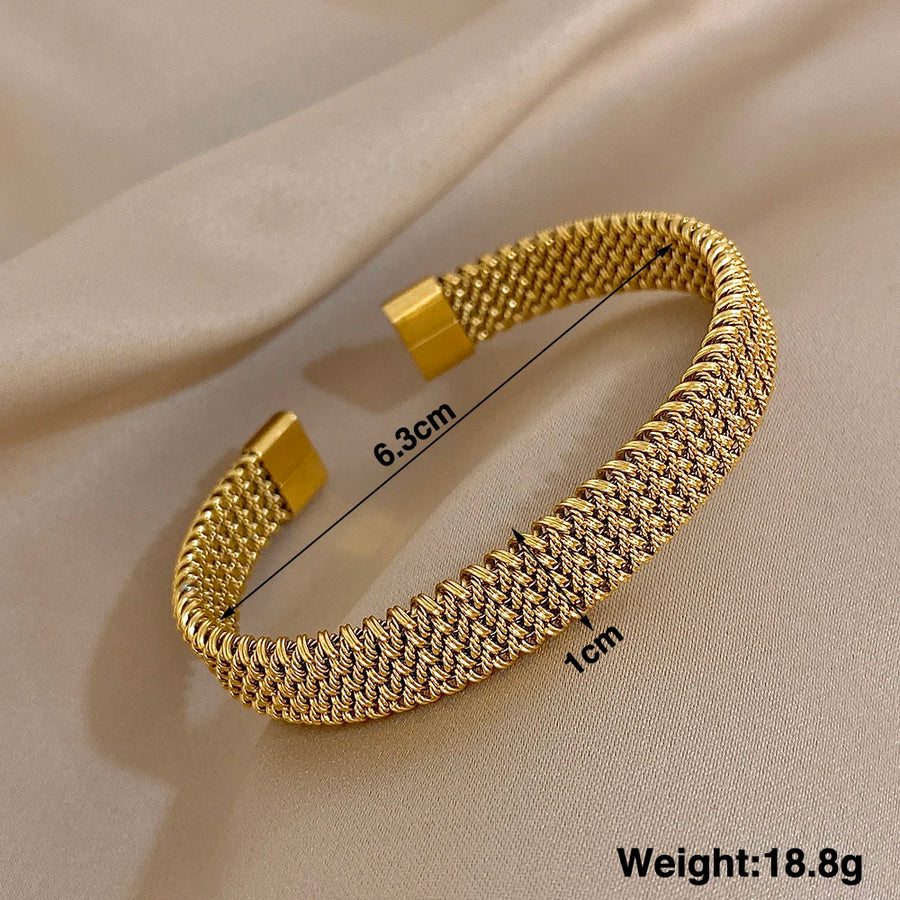 Golden Woven Bracelet