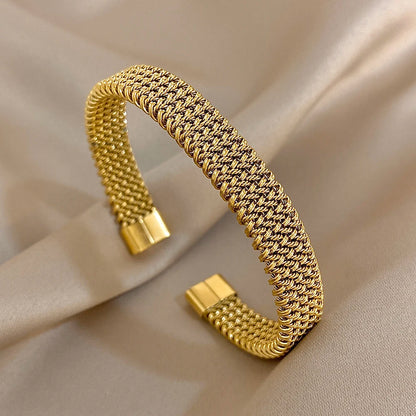 Golden Woven Bracelet