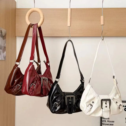 Vintage Pleated Hobo Bag